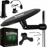 Anteny TV - Antena Zewnętrzna Aktywna DVB-T2 do TV Dookólna FHD 4K MUX-8 LTE Wzmacniacz AH-12 - miniaturka - grafika 1