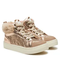 Buty dla dziewczynek - Sneakersy Garvalin 241531 B784 S Złoty - miniaturka - grafika 1