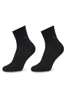 Calvin Klein Skarpety wysokie damskie 701229681 Czarny - Skarpetki damskie - miniaturka - grafika 1