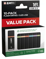 Pendrive - Emtec K100 16 GB USB Typu-A 2.0 Czarny, Wielobarwny ECMMD16GK102P10 - miniaturka - grafika 1