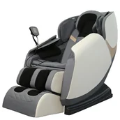 Fotele - Fotel Wypoczynkowy Z Funkcją Masażu I Podgrzewania Solaria Krem / Popiel Halmar - miniaturka - grafika 1