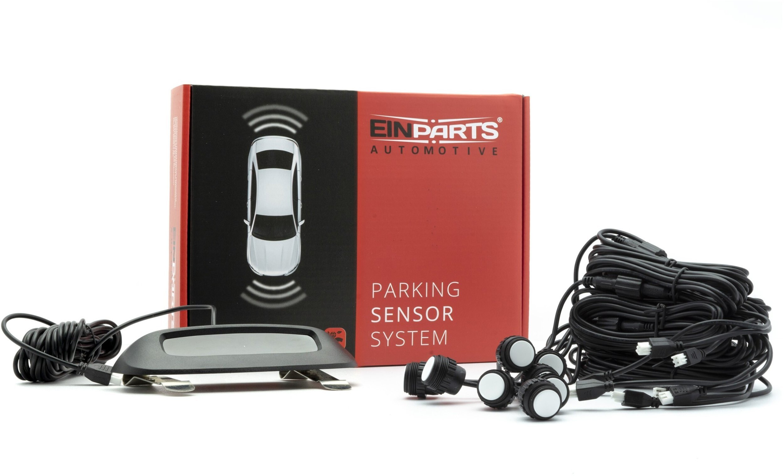 Einparts Automotive EINPARTS SYSTEM PARKOWANIA 8 SENSORY FLUSH MOUNT Z CENTRALKĄ
