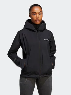 adidas Kurtka przeciwdeszczowa Terrex Multi RAIN.RDY HM4054 Czarny Regular Fit - Odzież trekkingowa damska - miniaturka - grafika 1