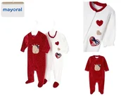 Pajacyki dla niemowląt - Zestaw 2 Pajacyków Z Aksamitnej Dzianiny 65 - miniaturka - grafika 1