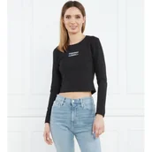 Bluzki damskie - Calvin Klein Jeans Bluzka | Slim Fit - miniaturka - grafika 1