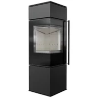 Piece wolnostojące - Piec stalowy REN/S lewy fi 150 7 kW - miniaturka - grafika 1