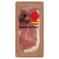 Kiełbasa i wędliny - Carrefour Targ Świeżości Szynka Serrano 60 g - miniaturka - grafika 1