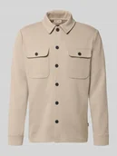 Kurtki męskie - Kurtka koszulowa o kroju regular fit z mieszanki wiskozy Model 'JAKES' - miniaturka - grafika 1