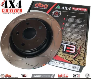 Tarcza hamulcowa przednia DBA 4000 T3 4X4 SURVIVAL 330mm Jeep Wrangler JK 2007-2018 - Tarcze hamulcowe - miniaturka - grafika 4