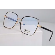 Okulary korekcyjne, oprawki, szkła - Okulary kocie do komputera damskie z filtrem BLUE Light zerówki 2578 - miniaturka - grafika 1