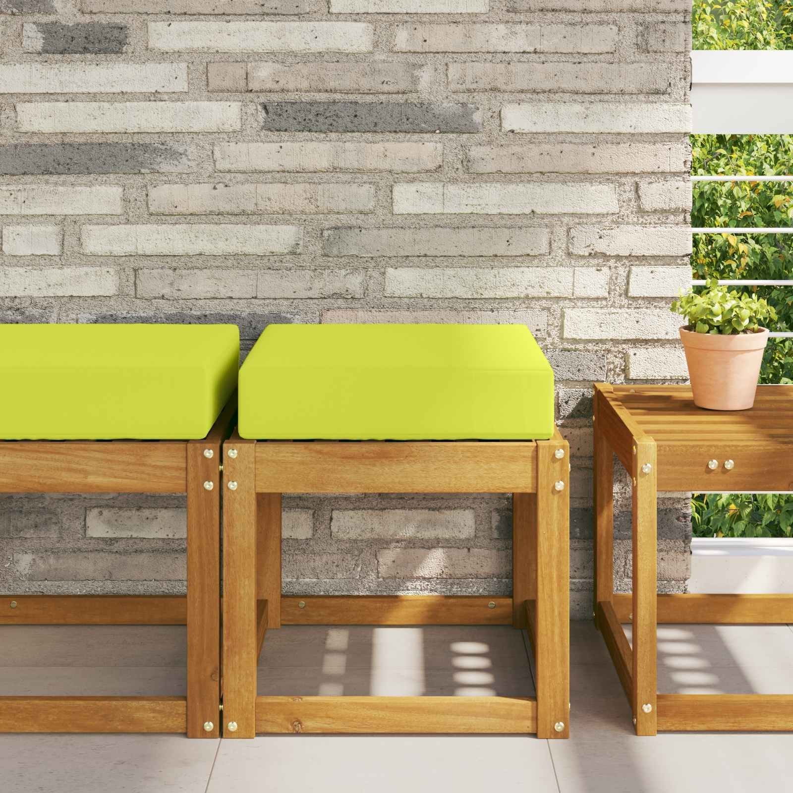 vidaXL vidaXL Poduszka siedzeniowa na zewnątrz Zielony 40 x 40 x 8 cm