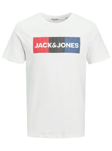 Jack & Jones Koszulka w kolorze białym - Koszulki męskie - miniaturka - grafika 1