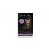 Mokra karma dla kotów - Cats Love Lachs & Huhn- łosoś i kurczak w naturalnej galaretce 85 g - miniaturka - grafika 1