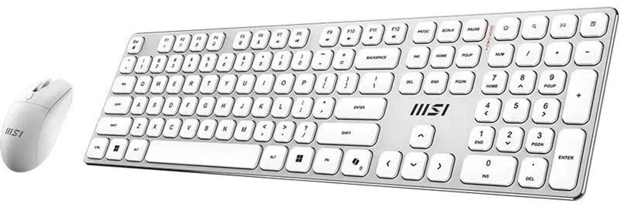 MSI FORGE K210 Combo White DE Keyboard-Maus Combo, wireless S11-43DE311-Y92