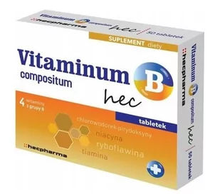 Hecpharma RADOSŁAW WIERCZEWSKI VITAMINUM B COMPOSITUM hec 100 tabl 8610102 - Witaminy i minerały - miniaturka - grafika 1