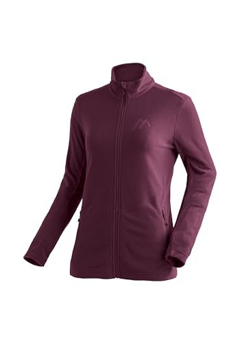 Maier Sports Denise Jacket W damska kurtka midlayer, łatwa w pielęgnacji kurtka polarowa z 2 kieszeniami na zamek błyskawiczny, krój Regular Fit