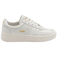 Trampki damskie - Gola Classics Women's Grandslam Leather Trainers White/White/White CLA567WW - 40 - miniaturka - grafika 1