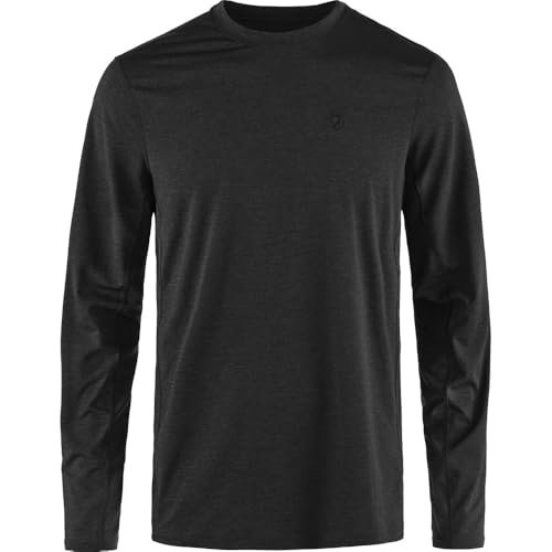 FJALLRAVEN Abisko Day Hike LS M długi sweter męski, czarny, rozmiar XS