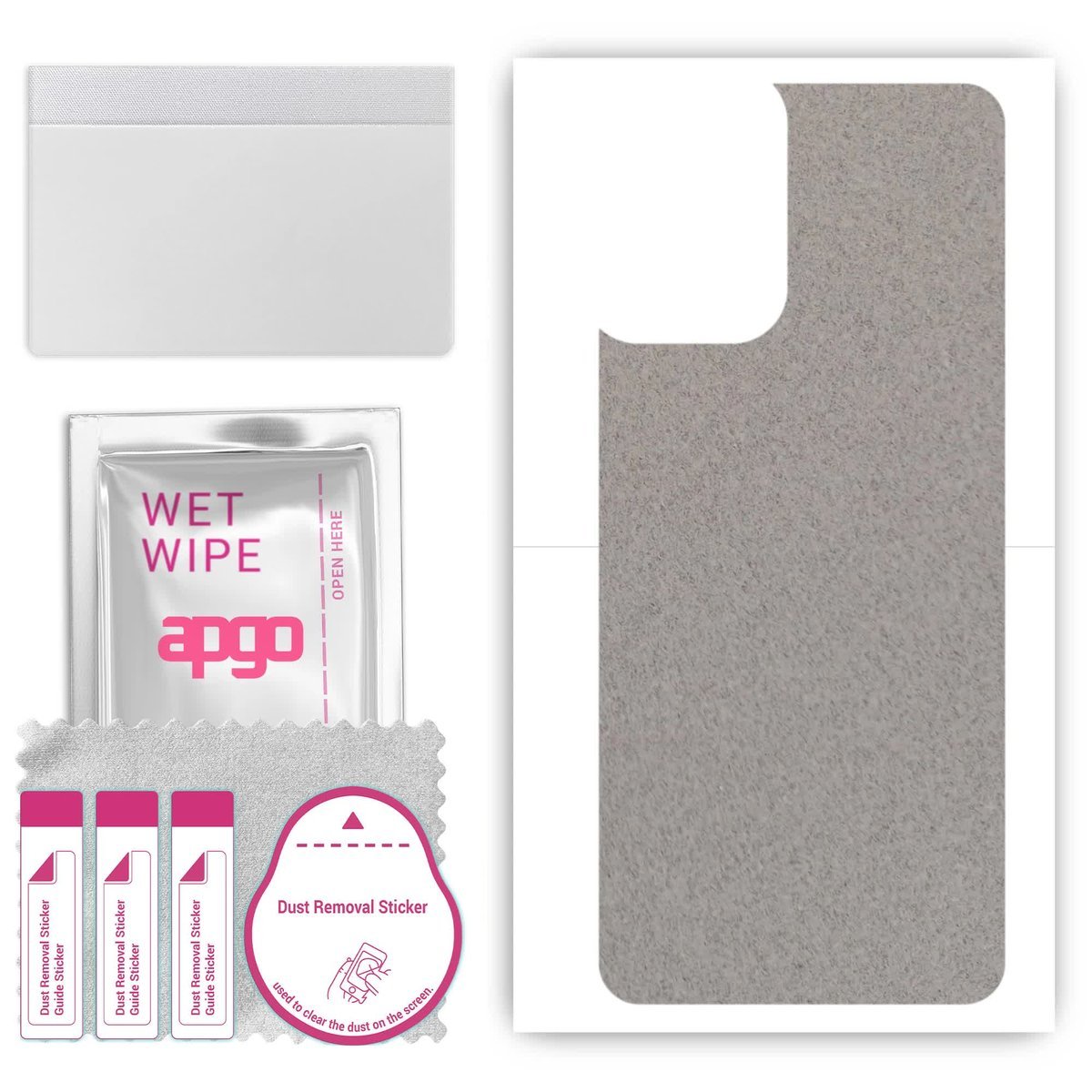 Folia naklejka skórka strukturalna na TYŁ Zamsz do Motorola Moto G24 Power - Zamsz Szary - apgo SKINS