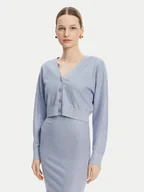 Swetry damskie - Guess Kardigan W5GR08 Z3MN2 Niebieski Regular Fit - miniaturka - grafika 1