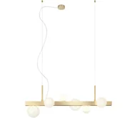 Lampy sufitowe - Redo 01-2374 - Żyrandol na lince GOJI 6xG9/28W/230V złoty - miniaturka - grafika 1