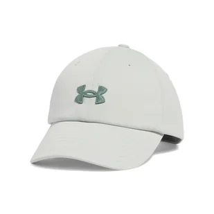 Damska Czapka z daszkiem UNDER ARMOUR WOMEN'S UA BLITZING ADJ 1376705-377 – Zielony - Czapki damskie - miniaturka - grafika 1