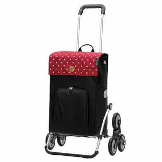 Torby i wózki na zakupy - Andersen Shopper Stairclimber Royal Shopper Malit wózek sklepowy 56 cm rot - grafika 1