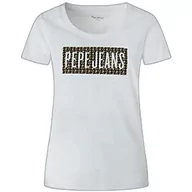 Bluzki damskie - Pepe Jeans Damska bluzka o regularnym kroju SUSAN, 800 biały, XL - miniaturka - grafika 1