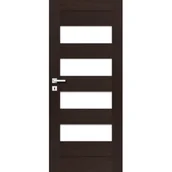 Drzwi wewnętrzne - Skrzydło Brytania 01 wenge japońskie 80 L 3Z PK - miniaturka - grafika 1