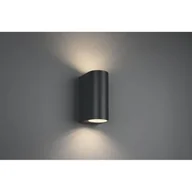 Lampy ogrodowe - Trio Roya 204260242 kinkiet zewnętrzny ogrodowy IP44 2x35W GU10 antracyt - miniaturka - grafika 1