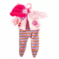 Domki dla lalek - Kolorowe Śpioszki Futerko Ubranie Dla Lalek Bobas - miniaturka - grafika 1