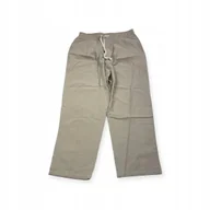 Spodnie damskie - Materiałowe spodnie damskie BEZ MARKI L - miniaturka - grafika 1