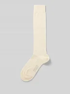 Skarpetki damskie - Skarpety z wyhaftowanym logo - miniaturka - grafika 1