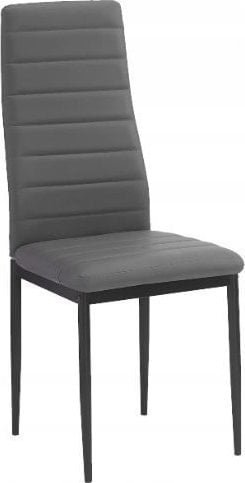 kontrast Krzesło tapicerowane nowoczesne do jadalni salonu Mark5 szare