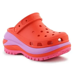 Buty do chodzenia damskie Crocs Mega Crush Clog Lava - Sandały damskie - miniaturka - grafika 1