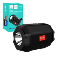 Głośniki przenośne - GŁOŚNIK BLUETOOTH SPEAKER DENMEN 3W CZARNY TF BT 5.0 ROZMOWY DR07 - miniaturka - grafika 1