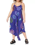 Sukienki - Desigual Damska sukienka Bondi, Niebieski (Morze tureckie 5114), M - miniaturka - grafika 1