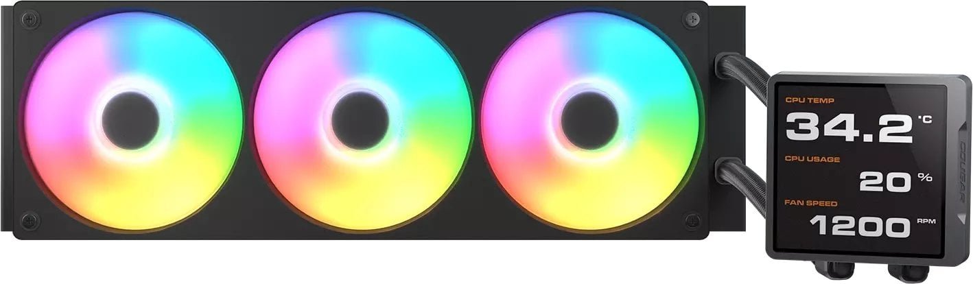 Chłodzenie wodne Cougar Chłodzenie wodne Poseidon Vistek Pro 360, ARGB CGR-PSDVPRGB-B-360
