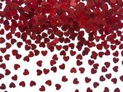 Dekoracje sali - Konfetti czerwone serca, 5 mm, 30 g, 1 op. KONS14 - miniaturka - grafika 1