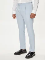 Spodnie męskie - Hugo Spodnie materiałowe Getlin 242E1X 50513776 Błękitny Slim Fit - miniaturka - grafika 1