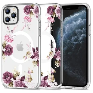 Etui TECH-PROTECT MagMood MagSafe do Apple iPhone 11 Pro Spring Floral - Etui i futerały do telefonów - miniaturka - grafika 1