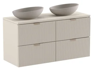 Kaszmirowa duża szafka pod umywalkę nablatową S2-C30 - Szafki łazienkowe - miniaturka - grafika 1