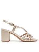 Sandały damskie - Geox Sandały D55YZB-000Y2 C2012 Złoty - miniaturka - grafika 1