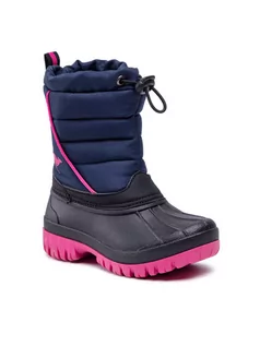 Buty dla dziewczynek - KangaROOS Śniegowce K-Ben 18672 000 4204 S Granatowy - grafika 1