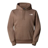 Bluzy męskie - Bluza męska The North Face Simple Dome 0A89FCBOW1 - brązowa - miniaturka - grafika 1