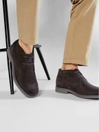 Botki męskie - Geox Trzewiki U Claudio A U0458A 00022 C6024 Brązowy - miniaturka - grafika 1