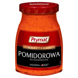 MUSZTARDA POMIDOROWA 185G PRYMAT - Musztardy - miniaturka - grafika 1