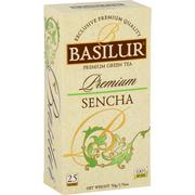 Herbata - Basilur premium sencha zielona herbata japońska saszetki - 25 x 2 g - miniaturka - grafika 1
