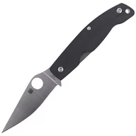Noże - Spyderco inc Nóż Pattadese G-10 Black Plain (C257GP) C257GP - miniaturka - grafika 1