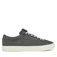 Trampki męskie - Tenisówki Tommy Hilfiger Th Hi Vulc Low Core Chambray FM0FM05389 Szary - miniaturka - grafika 1